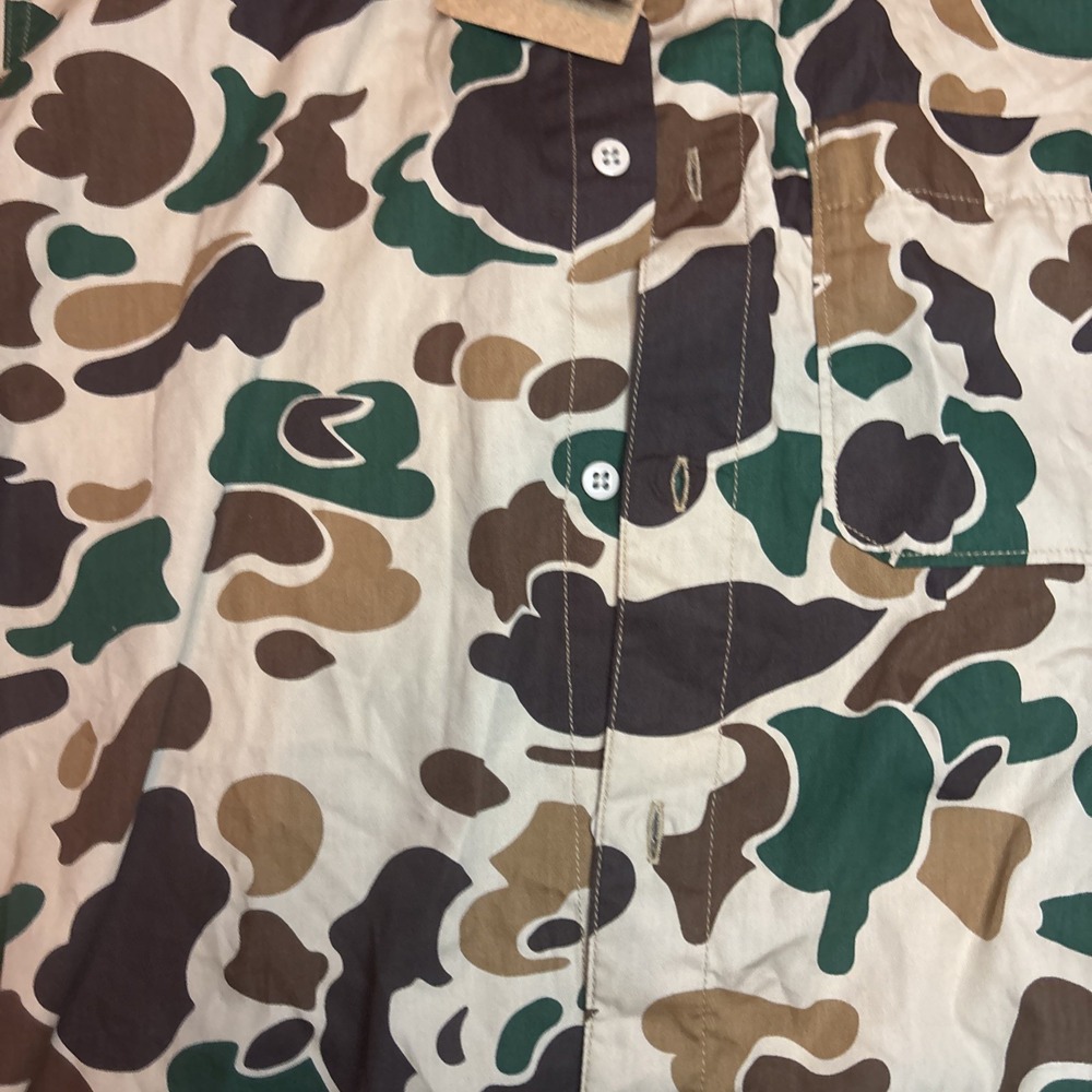 The North Face Shirt Mens XL Duck Camo Short Sleeve Pocket Button Up - Picture 5 of 16